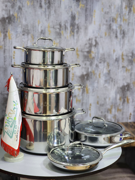 سرویس قابلمه دو طرف لیزری لایف اسمایل 12 پارچه