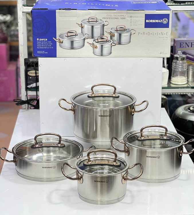 سرویس قابلمه کرکماز 8 پارچه A1149