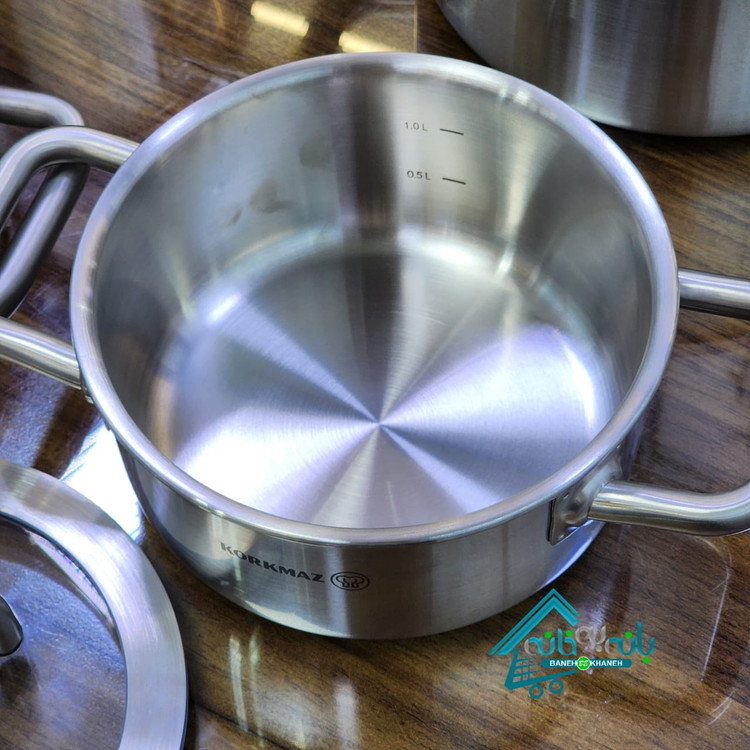 سرویس قابلمه استیل کرکماز AURA A2794